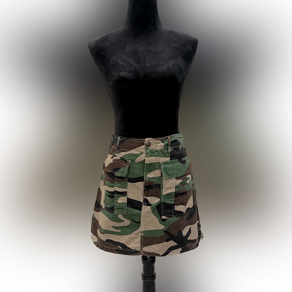 Zara Camouflage Mini Skirt